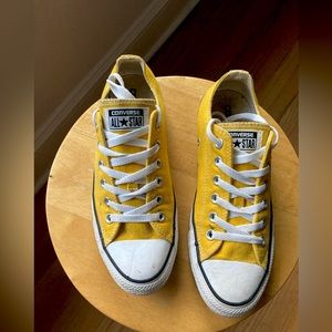 Yellow Converse Low Tops